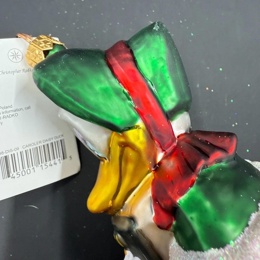 1998 CHRISTOPHER RADKO DISNEY CAROLER DAISY DUCK 6